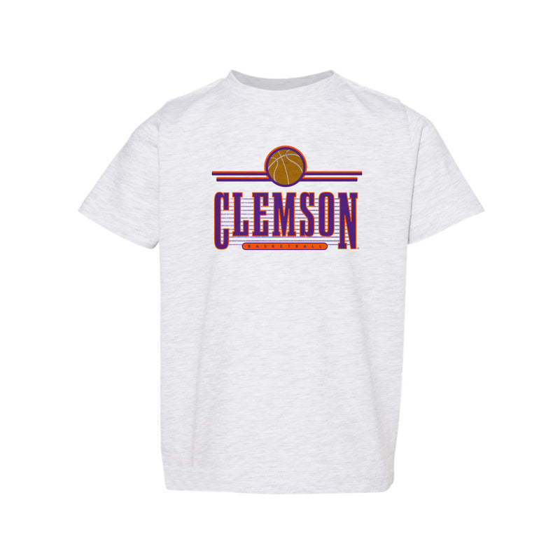 The Vintage Clemson Basketball | Toddler Ash Tee