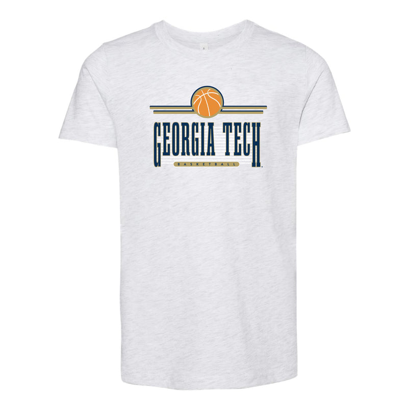 The Retro Georgia Tech Basketball | Youth Ash Tee