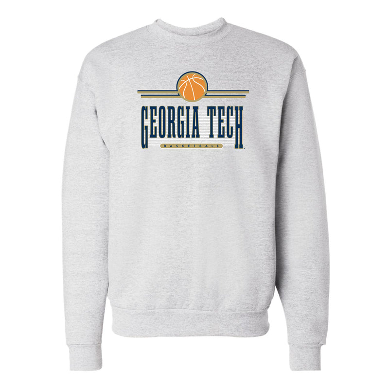 The Retro Georgia Tech Basketball | Ash Sweatshirt