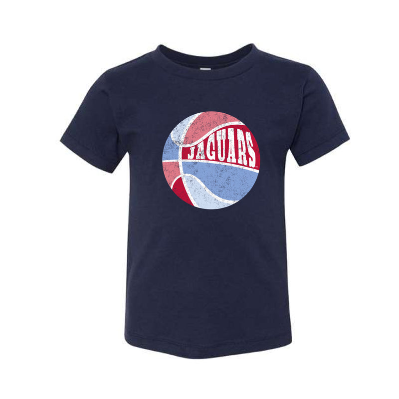 The Retro Jaguars Basketball | Toddler Navy Tee