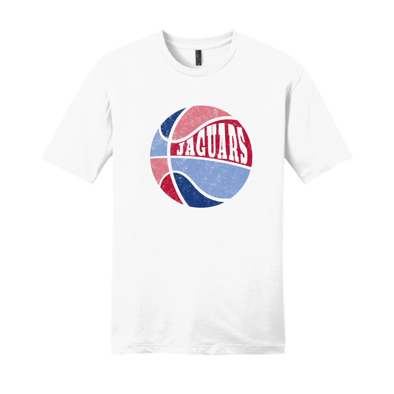 The Retro Jaguars Basketball | Adult White Tee