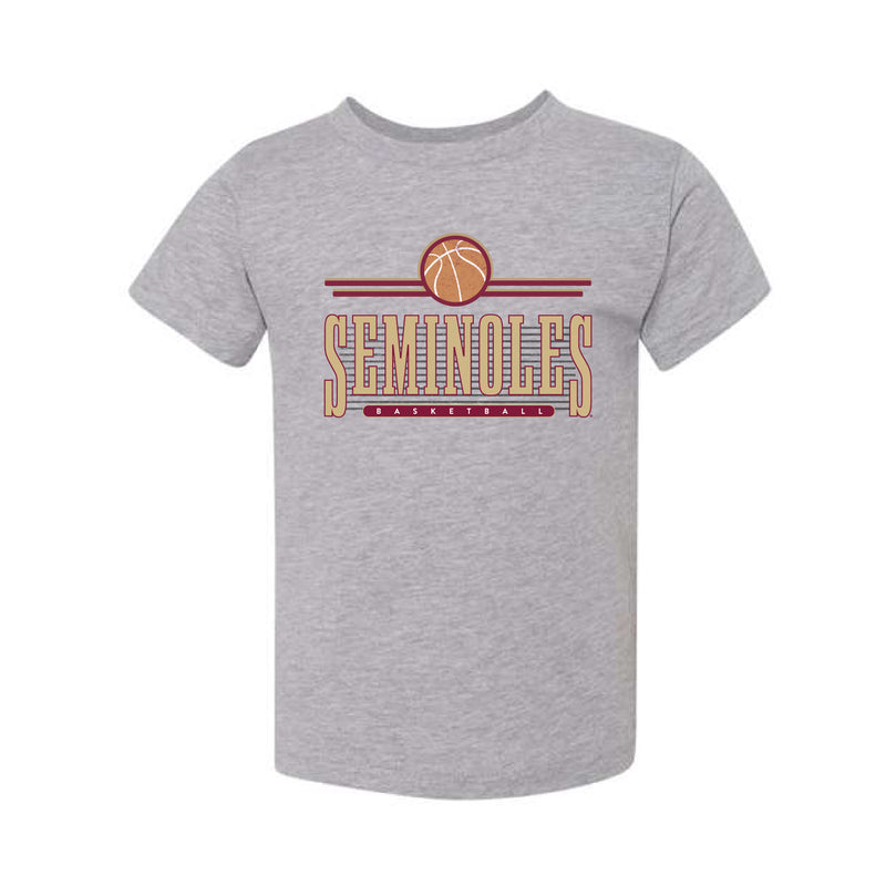 The Retro Seminoles Basketball | Toddler Athletic Heather Tee