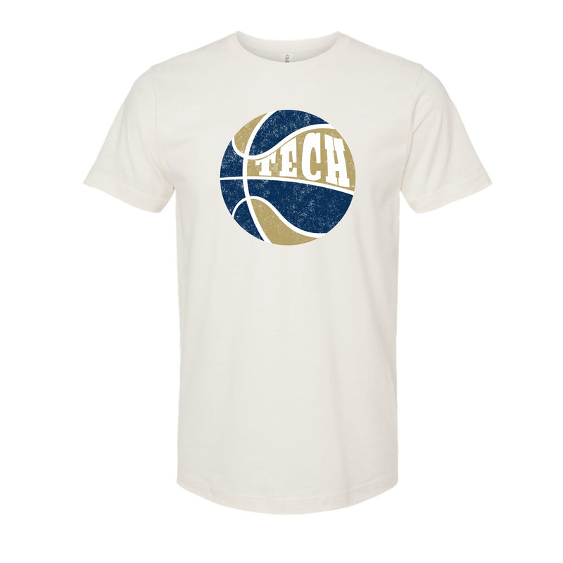 The Retro Tech Bball | Vintage Natural Tee