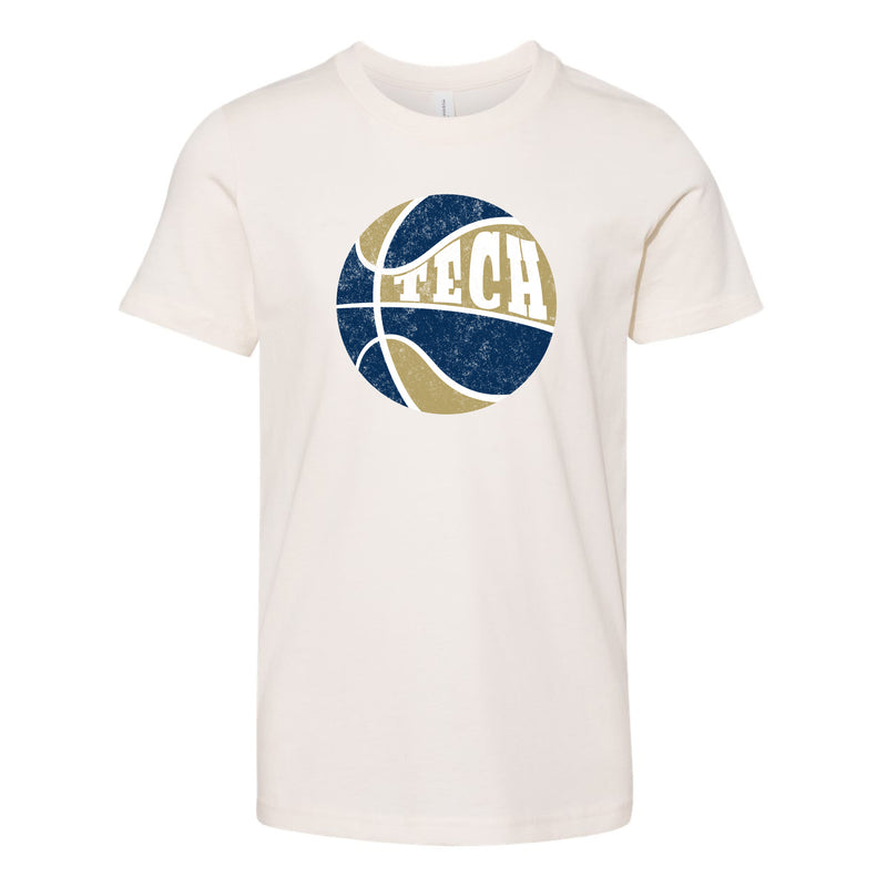 The Retro Tech Bball | Youth Natural Tee