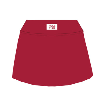 The Youth Alli Tennis Skort Roll Tide Woven Label | Youth Crimson