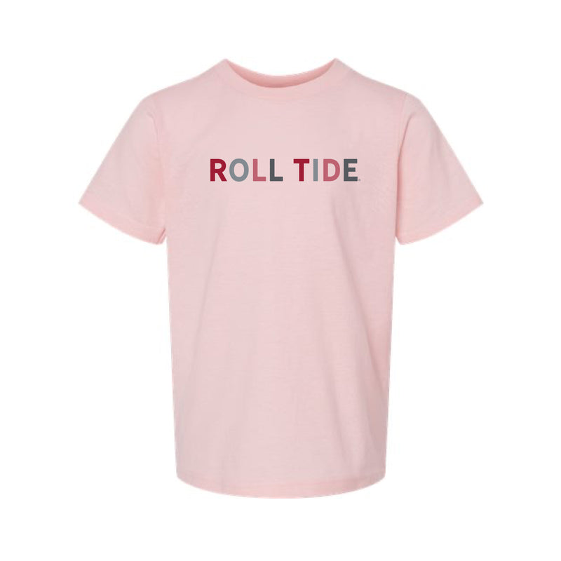 The Roll Tide Multi | Youth Pink Tee