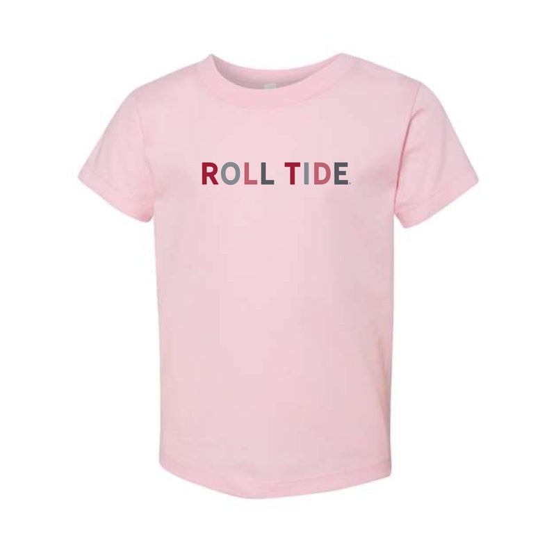 The Roll Tide Multi | Toddler Pink Tee