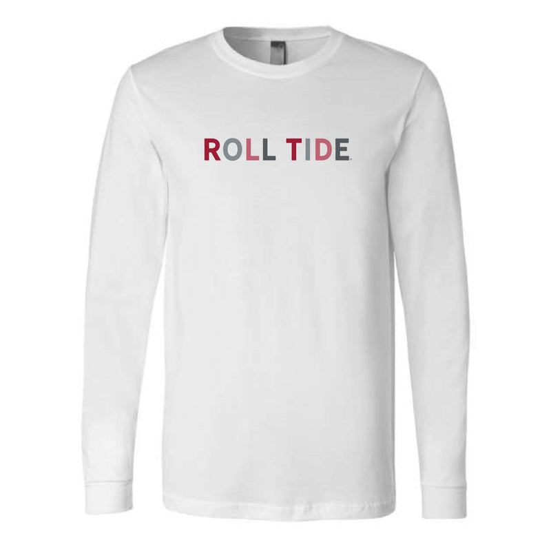 The Roll Tide Multi | White Long Sleeve