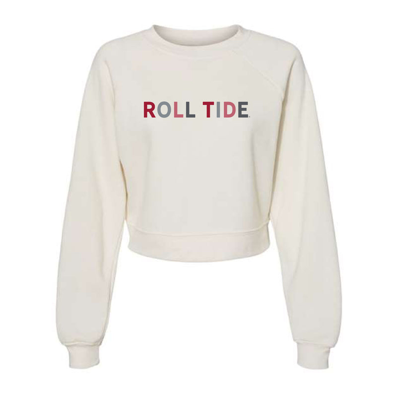 The Roll Tide Multi | Vintage White Sweatshirt