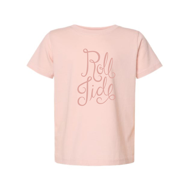 The Roll Tide Script | Toddler Blush Tee