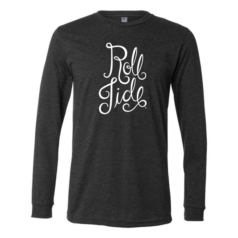 The Roll Tide Script | Heather Dark Grey Long Sleeve