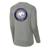 The ROTC Circle | Adult Grey Heather Sport Tek Long Sleeve Tee
