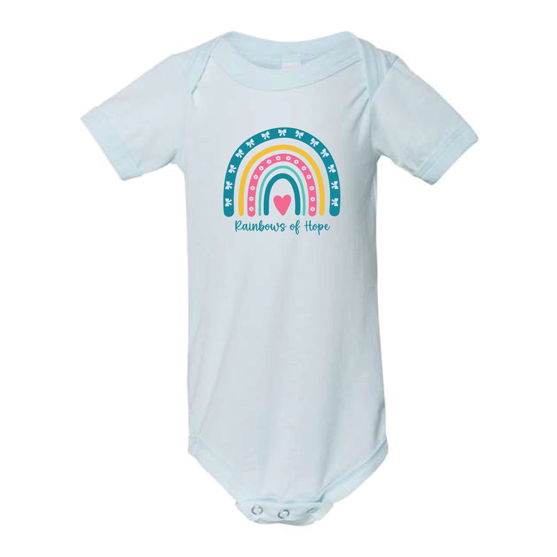 The Rainbows of Hope | Ice Blue Triblend Infant Tee