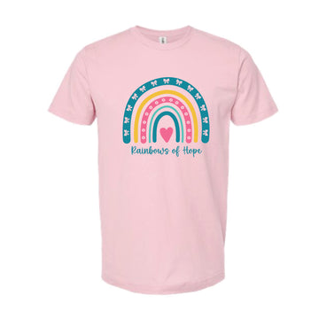 The Rainbow of Hope | Pink Oversized Tee