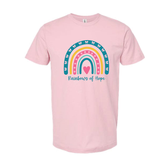 The Rainbow of Hope | Pink Oversized Tee