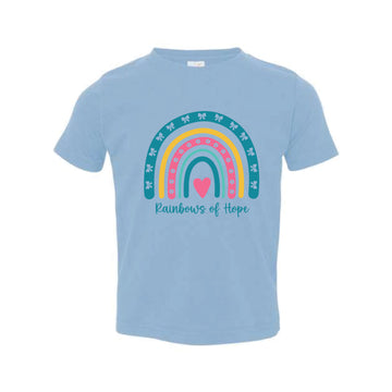 The Rainbows of Hope | Light Blue Toddler Tee