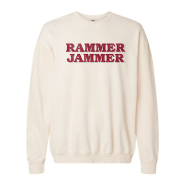 The Rammer Jammer Block | Ivory Sweatshirt