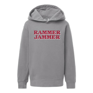 The Rammer Jammer Block | Youth Grey Hoodie