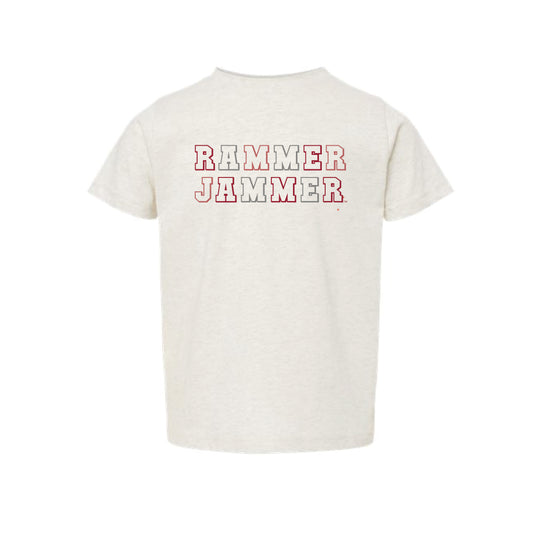 The Rammer Jammer Block | Toddler Natural Heather Tee