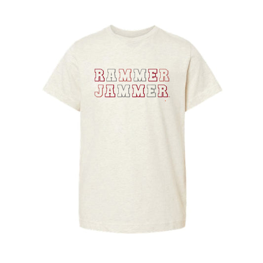 The Rammer Jammer Block | Youth Natural Heather Tee