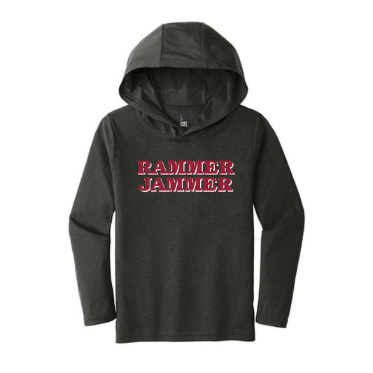 The Rammer Jammer Block | Youth Black Hoodie