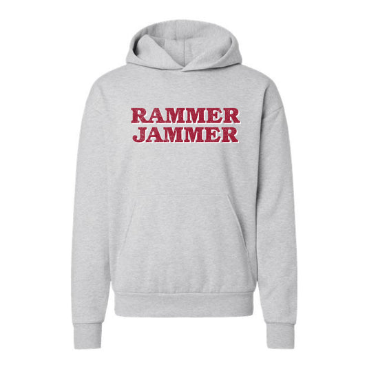The Rammer Jammer Block | Grey Heather Hoodie