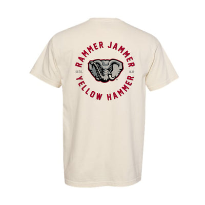 The Rammer Jammer Circle EST | Ivory Tee