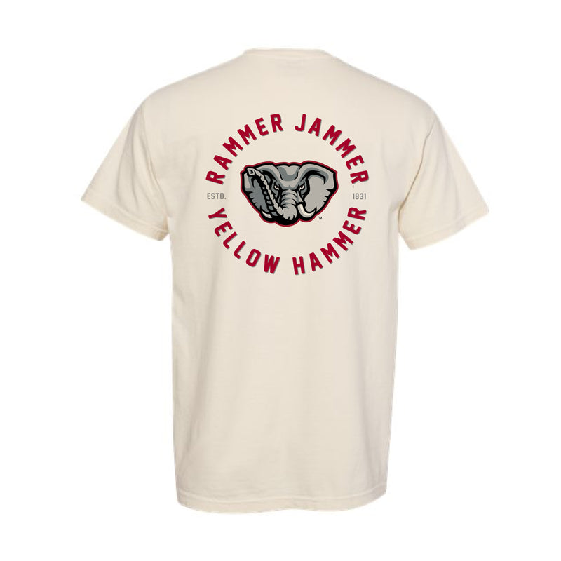 The Rammer Jammer Circle EST | Ivory Tee