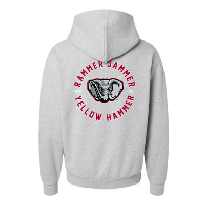 The Rammer Jammer Circle EST | Grey Heather Hoodie