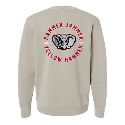The Rammer Jammer Circle EST  | Cement Sweatshirt