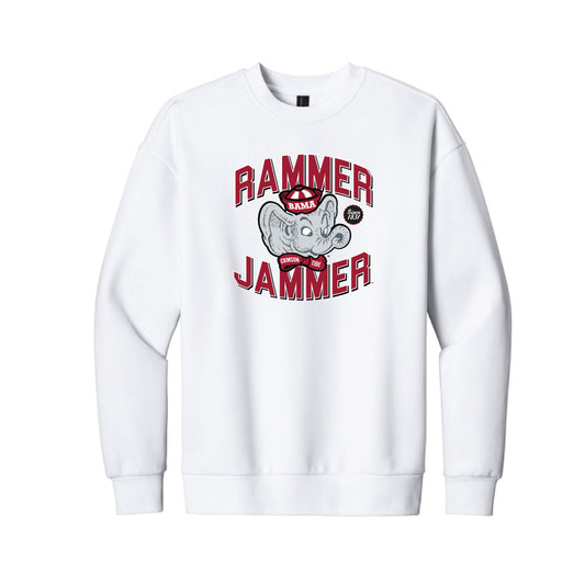 The Rammer Jammer Beanie | Adult White Fleece