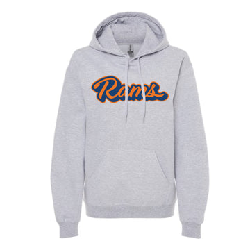 The Rams Script | Adult Sport Grey Hoodie