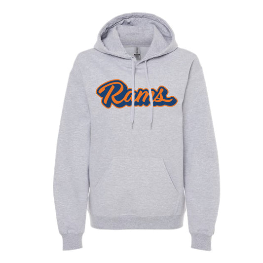 The Rams Script | Adult Sport Grey Hoodie