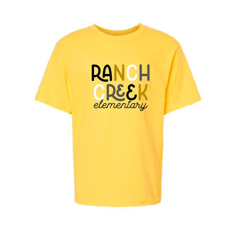 The Ranch Creek Multi | Yellow Youth Tee