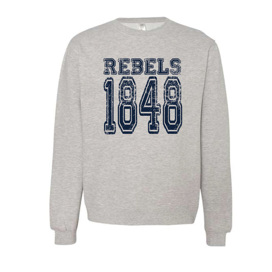 The Rebels 1848 | Adult Heather Grey Sweatshirt