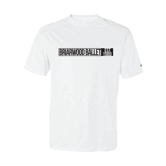 The Briarwood Ballet Rectangle | White Performance Tee