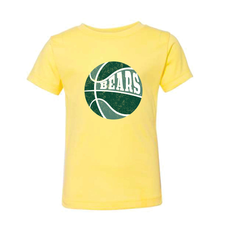 The Retro Bears Bball | Toddler Yellow Tee