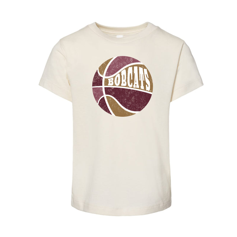 The Retro Bobcats Bball | Toddler Natural Tee