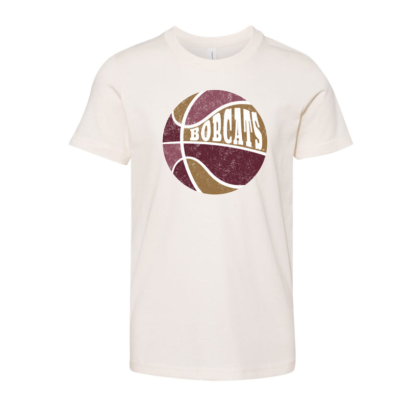 The Retro Bobcats Bball | Youth Natural Tee