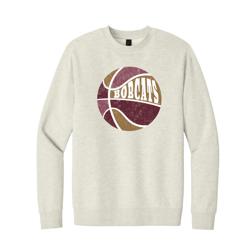 The Retro Bobcats Bball | Oatmeal Heather Sweatshirt