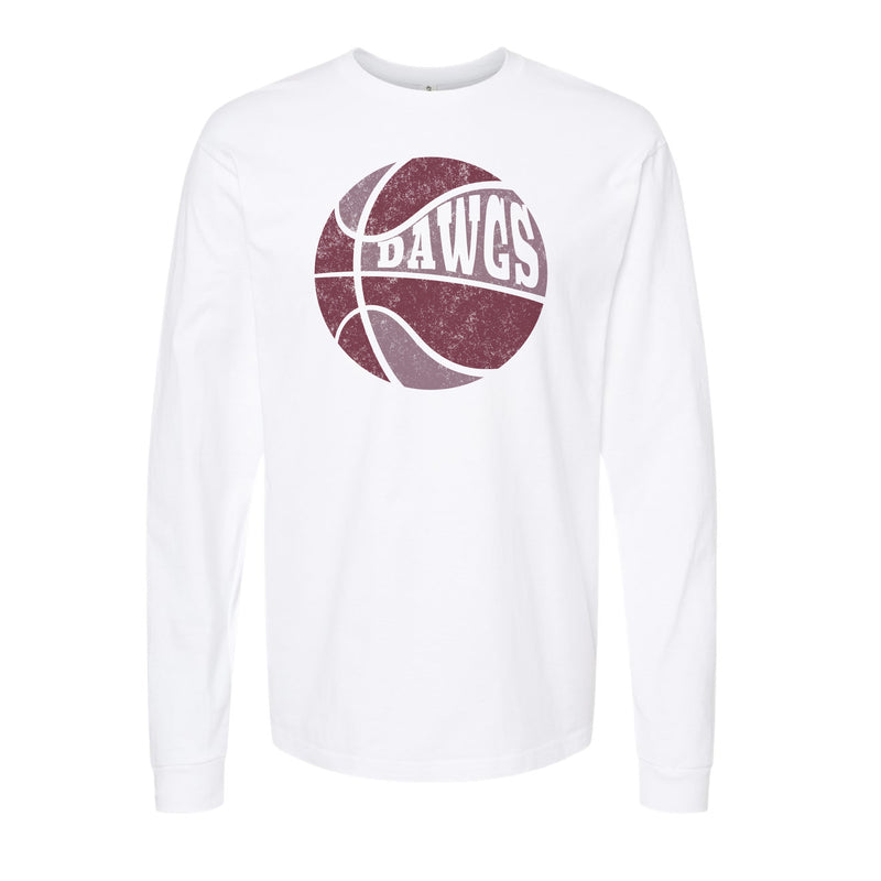 The Retro Dawgs Bball | White Long Sleeve