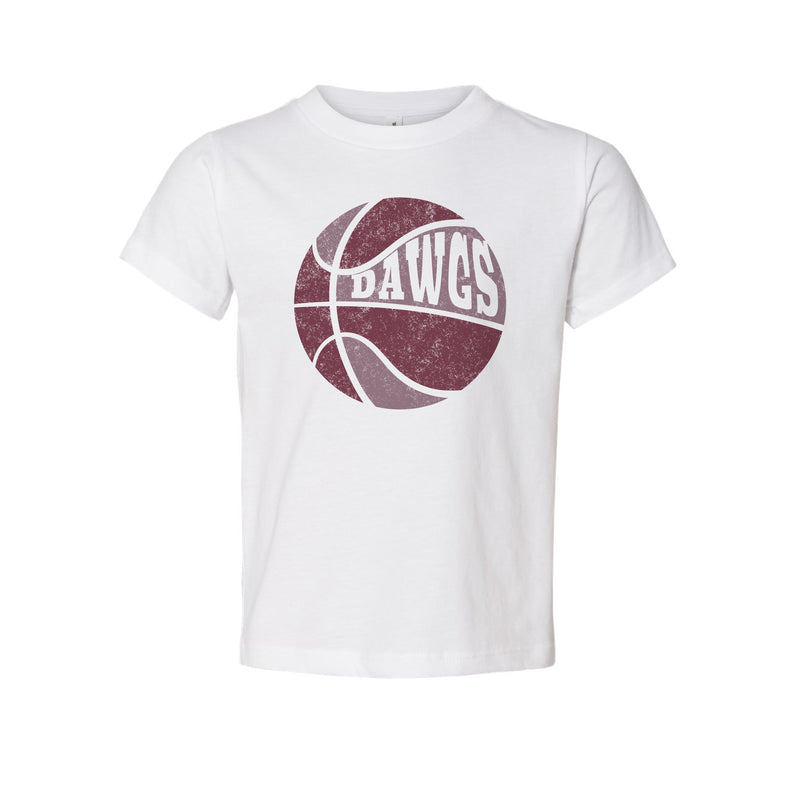 The Retro Dawgs Bball | Toddler White Tee