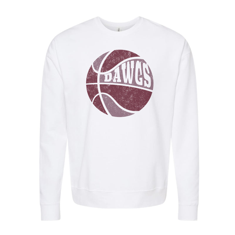 The Retro Dawgs Bball | White Sweatshirt