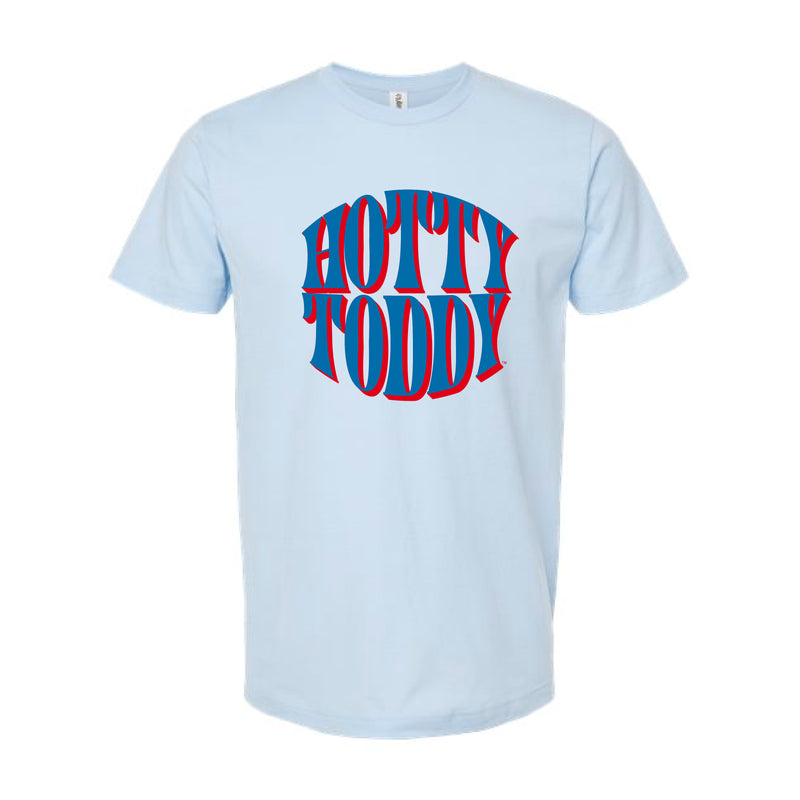 The Retro Hotty Toddy | Baby Blue Oversize Tee