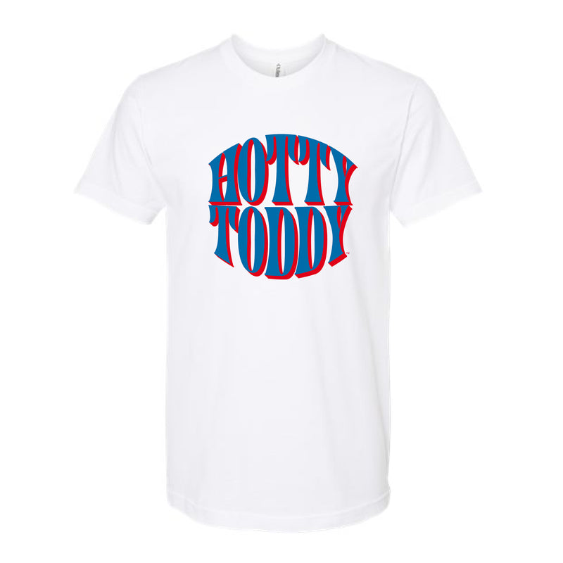 The Retro Hotty Toddy | White Oversized Tee