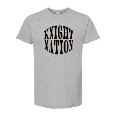 The Retro Knight Nation | Heather Grey Tee
