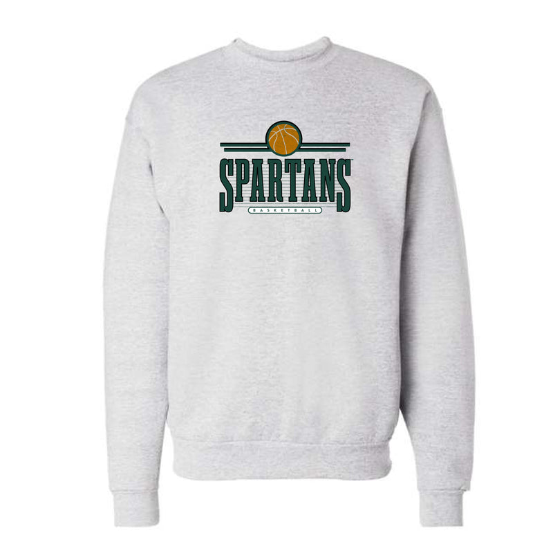 The Retro Spartans Basketball | Ash Sweatshirt