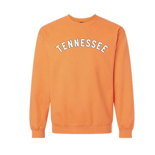 The Retro Tennessee Arch | Adult Tangerine Sweatshirt
