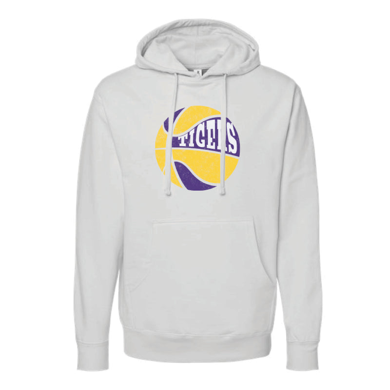 The Retro Tigers Bball LSU | Smoke Hoodie