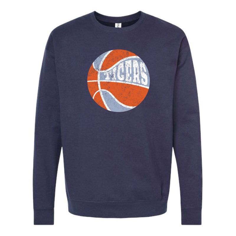 The Retro Tigers Bball | Navy Sweatshirt